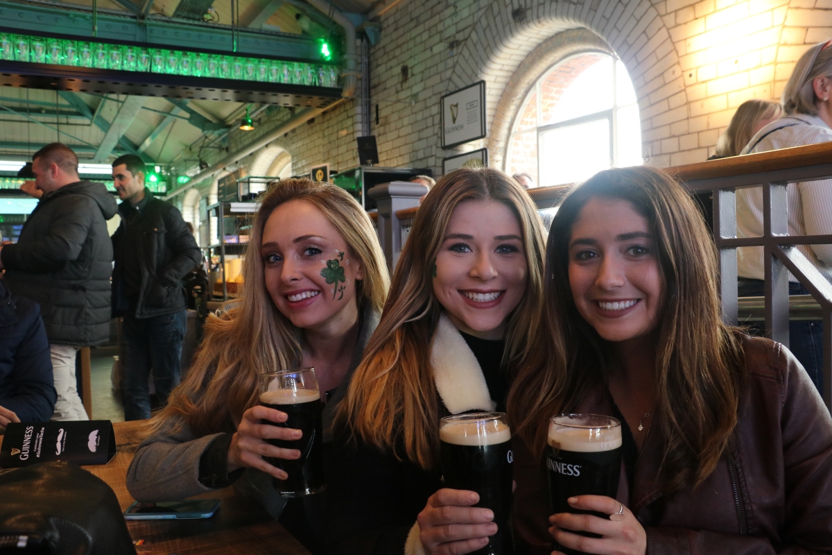Friends and I at the Guinness Brewery  